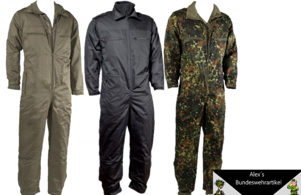BW Panzerkombi Kombi Overall m Futter Arbeitskombi Einsatzkombi M-5XL AB